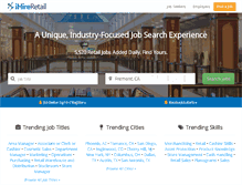 Tablet Screenshot of ihireretail.com